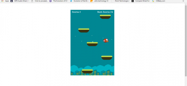 Screenshot 4357 650x300 - Flappy Jump Game In HTML5, JavaScript With Source Code