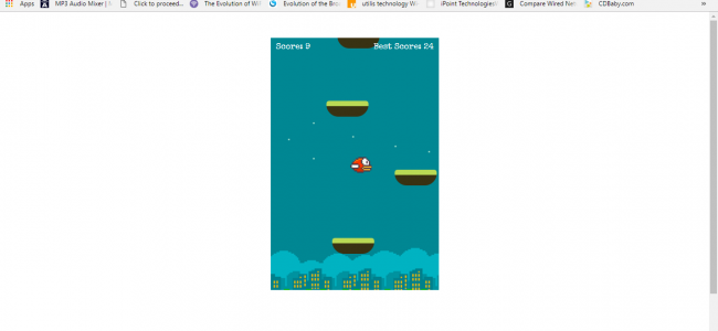 Screenshot 4361 650x300 - Flappy Jump Game In HTML5, JavaScript With Source Code