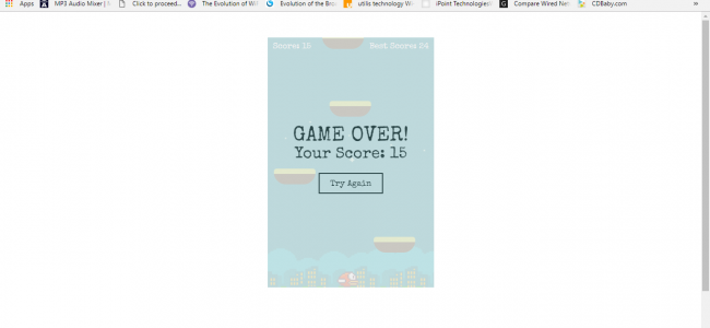 Screenshot 4366 650x300 - Flappy Jump Game In HTML5, JavaScript With Source Code