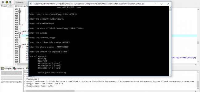 Screenshot 4481 650x300 - Bank Management System In C Programming With Source Code