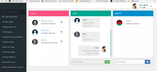 Screenshot 4521 650x300 - Messenger Chat In PHP, JavaScript With Source Code