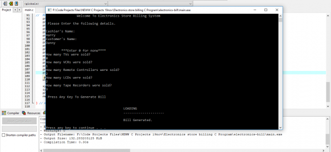 Screenshot 4528 650x300 - Electronics Store Billing System In C Programming With Source Code