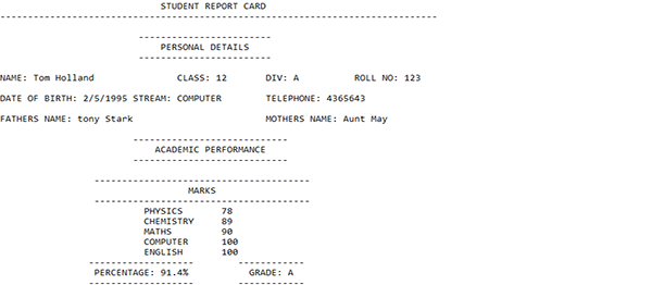 Screenshot 903 2 - Report Card Management System In C++ With Source Code