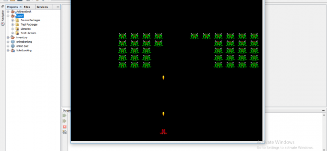 Screenshot 930 650x300 - Space Invader In Java Using CVS With Source Code