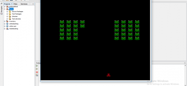 Screenshot 931 650x300 - Space Invader In Java Using CVS With Source Code