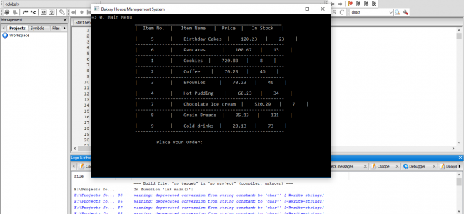Screenshot 973 650x300 - Bakery House Management System In C++ With Source Code
