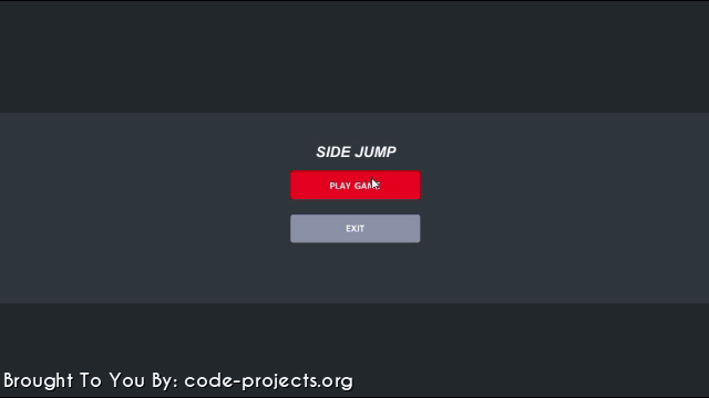 sidejump - Side Jump Game In UNITY ENGINE With Source Code