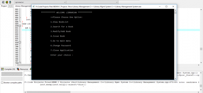 Library Management System In C++ With Source Code | Source Code & Projects