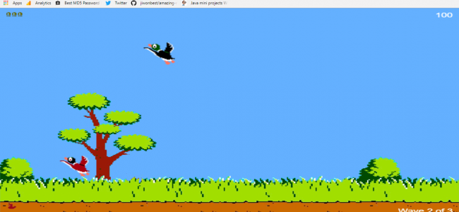 Duck Hunt Game In HTML5 And JavaScript With Source Code | Source Code ...