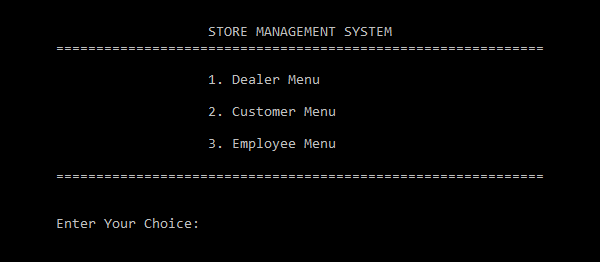STORE MANAGEMENT SYSTEM IN C++ WITH SOURCE CODE