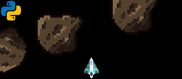 Screenshot asteroidRacerPython - ASTEROID RACER GAME IN PYTHON WITH SOURCE CODE