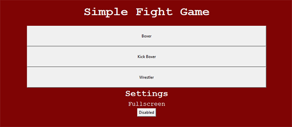 Screenshot fightgameSimple - SIMPLE FIGHT GAME IN PYTHON WITH SOURCE CODE