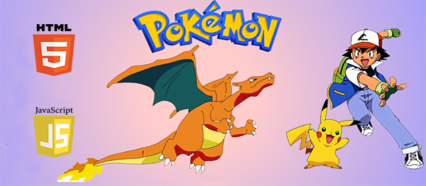 POKEMON GAME IN HTML5, JAVASCRIPT WITH SOURCE CODE