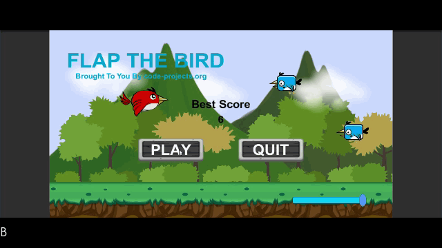 flap the bird - FLAP THE BIRD GAME IN UNITY ENGINE WITH SOURCE CODE