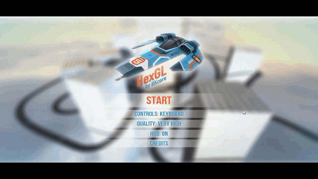 hexGL gif - HEXGL RACING GAME IN JAVASCRIPT WITH SOURCE CODE