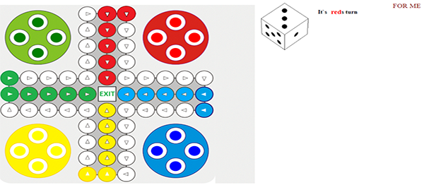 Screenshot 794 - SIMPLE LUDO GAME IN JAVASCRIPT WITH SOURCE CODE