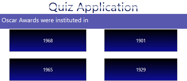 Screenshot QuizAppC - QUIZ APPLICATION IN C# WITH SOURCE CODE