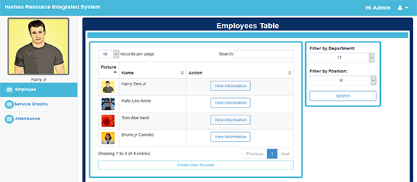 HUMAN RESOURCE INTEGRATED SYSTEM IN PHP WITH SOURCE CODE