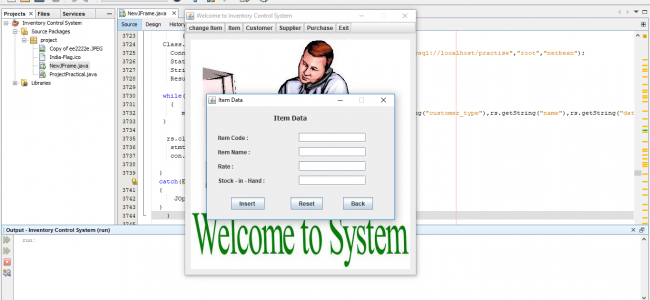 Screenshot 810 650x300 - Inventory Control System In Java With Source Code