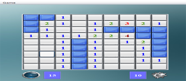 CLASSIC MINESWEEPER GAME IN JAVA WITH SOURCE CODE