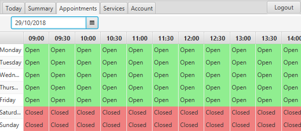 Screenshot barbershopmgmtJAVA - Barber Shop Management System In Java With Source Code