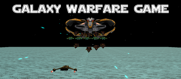 Screenshot galaxyWarfareGameUnityEngine - GALAXY WARFARE GAME IN UNITY ENGINE WITH SOURCE CODE