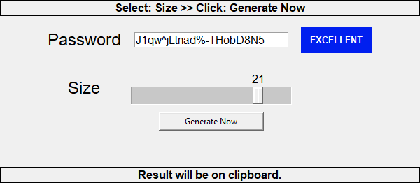 randon password generator