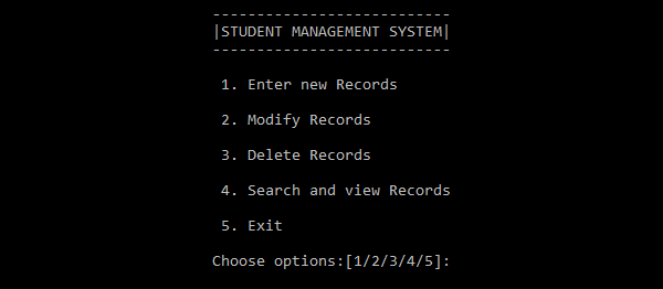 STUDENT MANAGEMENT SYSTEM IN C++ WITH SOURCE CODE