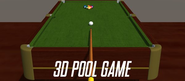 SIMPLE 3D POOL GAME IN UNITY ENGINE WITH SOURCE CODE
