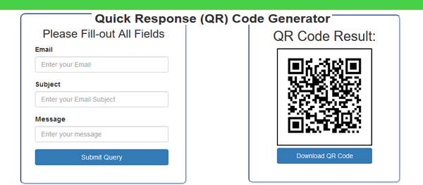 QR CODE GENERATOR IN PHP WITH SOURCE CODE