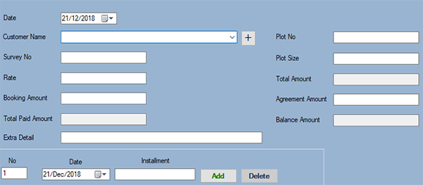 Screenshot realEstateManagementC - Real Estate Management System In C# With Source Code