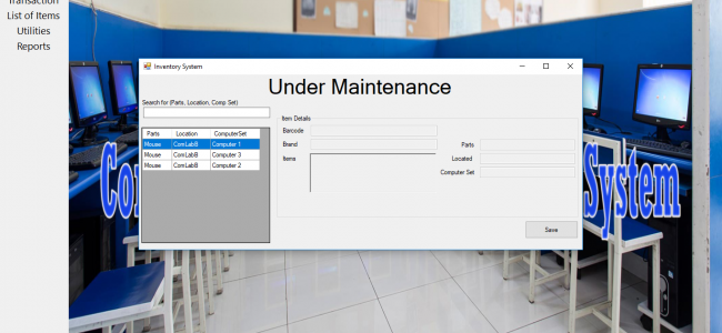Computer Equipment Monitoring System In VB.NET With Source Code ...