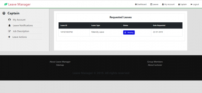 Simple Leave Manager In PHP With Source Code | Source Code & Projects