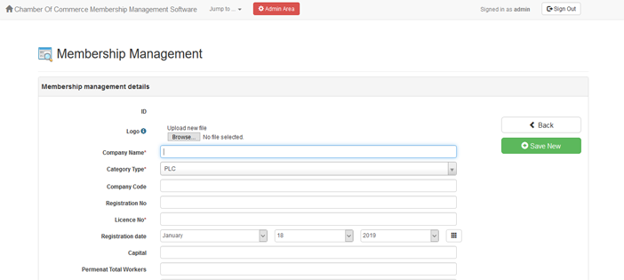 CHAMBER OF COMMERCE MEMBERSHIP MANAGEMENT SYSTEM IN PHP WITH SOURCE CODE