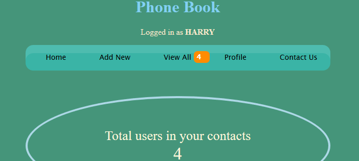 Screenshot PhoneBookPHP - Phone Book In PHP With Source Code