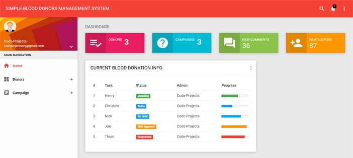 Screenshot SimpleBloodDonorManagementSystemPHP - SIMPLE BLOOD DONOR MANAGEMENT SYSTEM IN PHP WITH SOURCE CODE