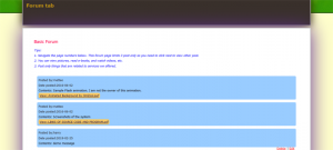 Simple Forum in PHP