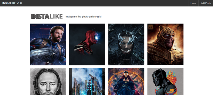 Simple Photo Gallery In PHP With Source Code | Source Code ...