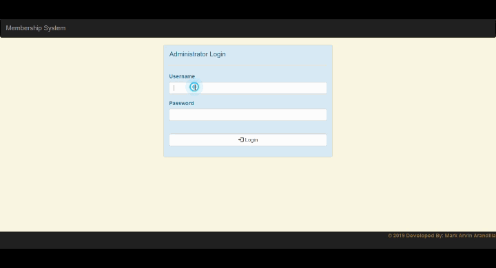 Simple Membership System in PHP gif