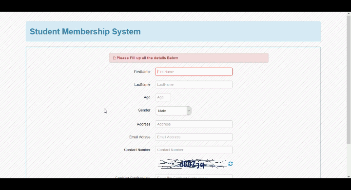 StudentMembershipSystemGIF - STUDENT MEMBERSHIP SYSTEM IN PHP WITH SOURCE CODE