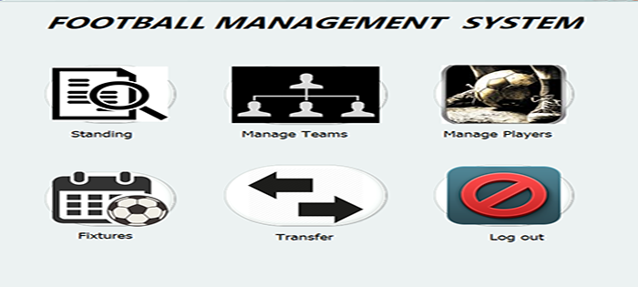 FOOTBALL MANAGEMENT SYSTEM IN JAVA WITH SOURCE CODE