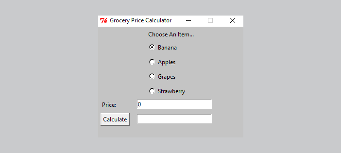 Simple Grocery Price Calculator in Python