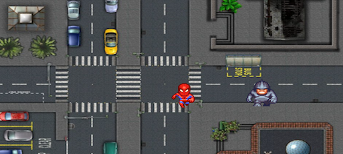 SIMPLE SPIDER-MAN GAME IN PYTHON WITH SOURCE CODE
