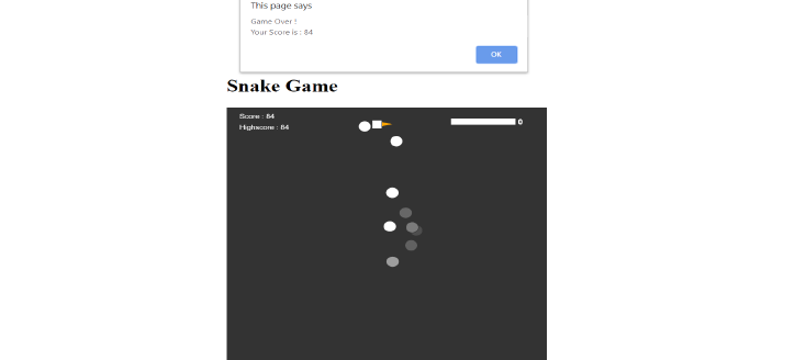 SNAKE GAME IN JAVASCRIPT WITH SOURCE CODE