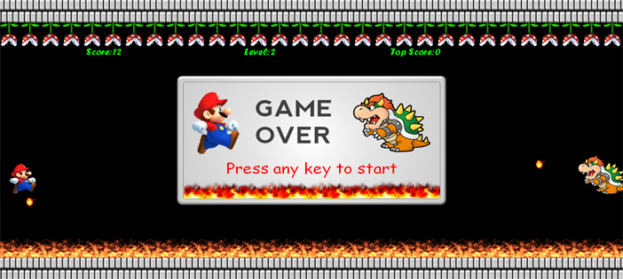 SIMPLE MARIO GAME IN PYTHON WITH SOURCE CODE