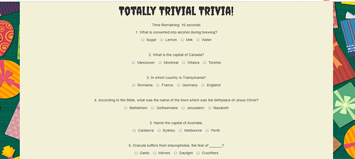 Simple Quiz Trivia