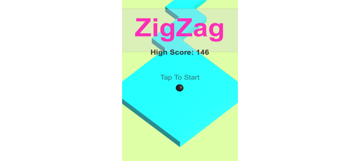 ZigZag Game in Unity Engine - ZIGZAG GAME IN UNITY ENGINE WITH SOURCE CODE