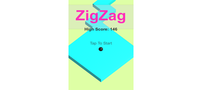 ZigZag Game in Unity Engine - ZigZag Game In UNITY ENGINE With Source Code