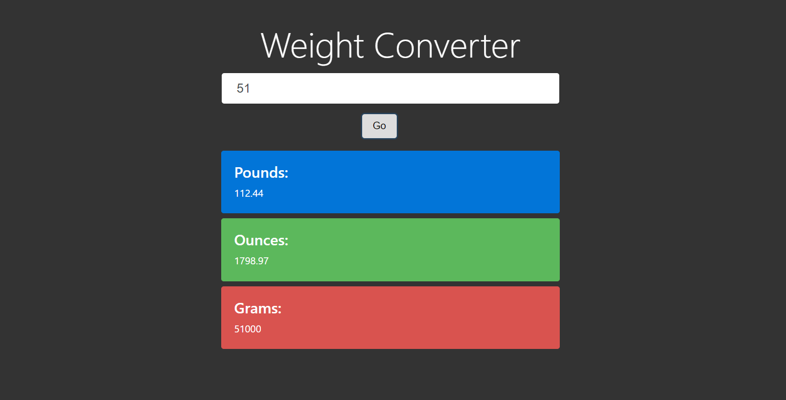 Capture 18 - Simple Weight Converter In HTML With Source Code