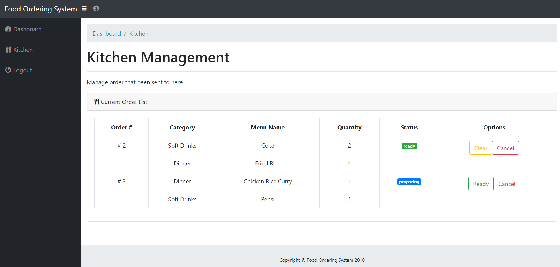 FOOD ORDERING SYSTEM IN PHP WITH SOURCE CODE